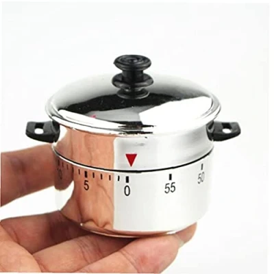 Image of Ruluti Household 60 Minutes Mechanical Timer Novelty Countdown Cooking Clock Alarm Time Reminder Kitchen Gadgets Bell