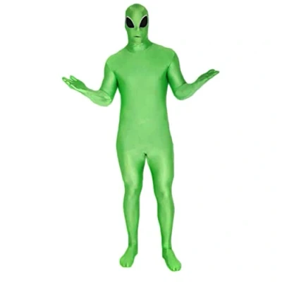 Image of Alien Morphsuit Fancy Dress Costume size Large 55 59 (163cm 175cm)