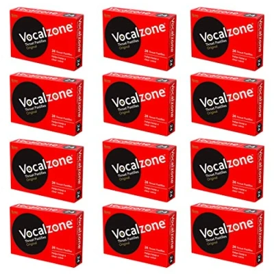 Image of Vocalzone Original Sore Throat Relief Pastilles Multi Pack (12 x 24)