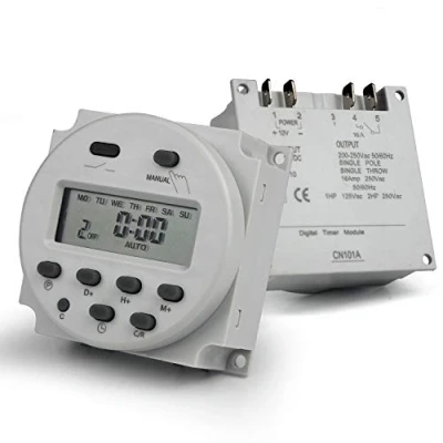 Image of Taikuwu CN101A DC 12V 16A Mini LCD Digital Microcomputer Control Power Timer Switch