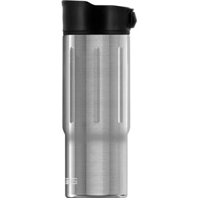 Image of SIGG Gemstone Mug Selenite Thermo (0.47 L), Pollutant Free and Insulated Coffee Flask, Stainless Steel Travel with Leakproof Lid