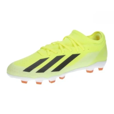 Image of adidas Unisex X Crazyfast League Multi Ground Boots Sneaker, Solar Yellow/Core Black/Cloud White, 8 UK