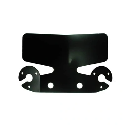 Image of Tow bar bumper protector, BLACK, Large, Double bracket, Tekta Guard, Maypole