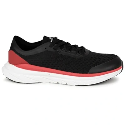 Image of Trespass Mens Lightweight Activewear Trainers Moulded Footbed Traction Grip Dane Black