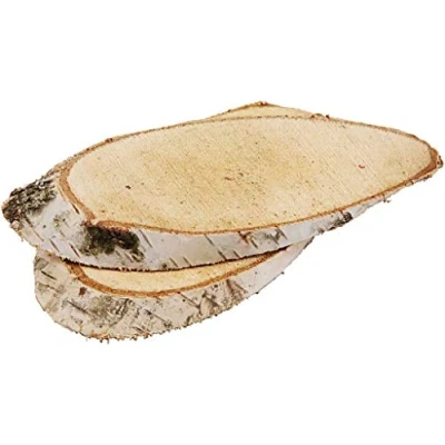Image of Creotime 567030 Wooden Discs, pack of 1 (1 x 7 pieces),beige,15 9 cm