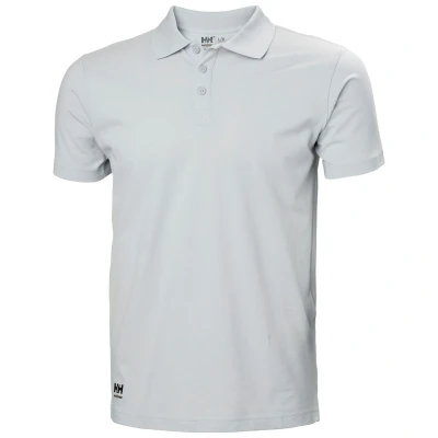 Image of Helly Hansen Classic Grey Polo Shirts for Male Size Medium