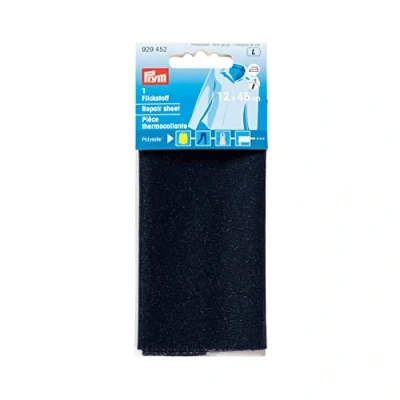 Image of Prym Repair Sheet Iron on, 12 x 45cm, Navy Blue, 45cm