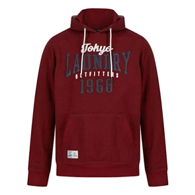 Image of Tokyo Laundry Men&#039;s Search Motif Brushback Fleece Pullover Hooded Top