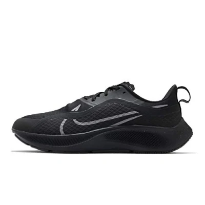 Image of NIKE Air Zoom Pegasus 37 Shield Men&#039;s Running Trainers Sneakers Water Resistant Shoes CQ7935 (Black/Anthracite 001) (Numeric_9)