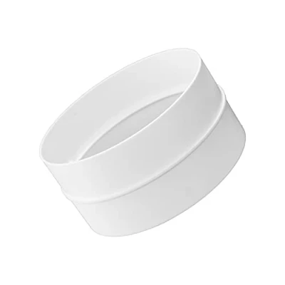 Image of Vent Systems 100 mm / 4&quot; Inch Round Male Duct Connector ABS Plastic HVAC Inline Ducting Fittings for PVC Flexible or Rigid Hose Pipe Dryer Air Ventilation System Tube Adapter
