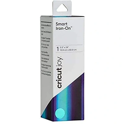 Image of Cricut Joy Smart Holographic Iron On Cobalt 61 cm (24 ft) Heat Transfer Vinyl Roll (HTV) For use with
