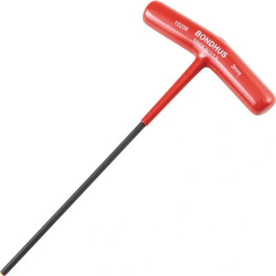 Image of Bondhus 15256 3mm T Handle Hexagon Key