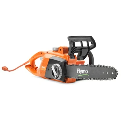 Image of Flymo EasiSaw 350E Electric Chainsaw 1800W, 35cm Bar Length, 13.5m/s Chain Speed, Tool Free Tensioning, Double Activated Brake Effortlessly cuts Through logs and Branches