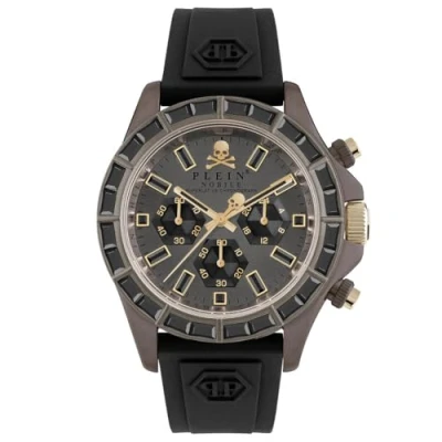 Image of Philipp Plein Men Chronograph Quarz Watch with Silicone Strap PWVAA0323