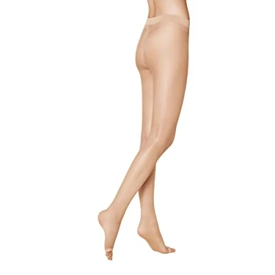 Image of KUNERT Women&#039;s Fresh up 10 Toeless Pantyhose, DEN, Beige Teint 3520, 7 8