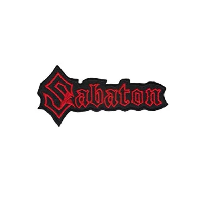 Image of Sabaton Red Power Metal Band Patch Badge Embroidered Iron on Applique Souvenir Accessory