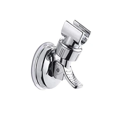 Image of Medsuo Adjustable Shower Head Holder Removable Suction Cup Bracket No Drill with Chrome Polished for Bathroom