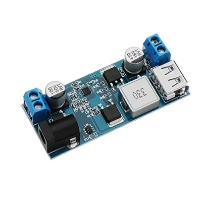 Image of ICQUANZX DC 6V 24V to 5V 5A Buck Converter Module, High Efficient 18 30W Transformer, Mini USB Regulator Board for DIY Phone Charger, Car Raspberry Pi 4 B