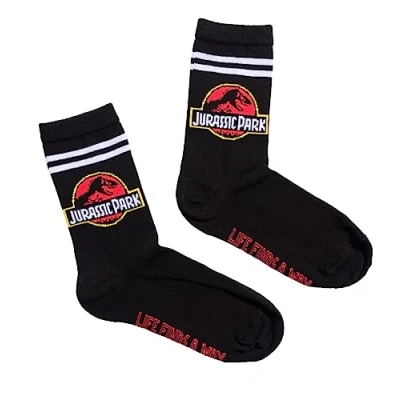 Image of TruffleShuffle Jurassic Park Life Finds A Way Socks