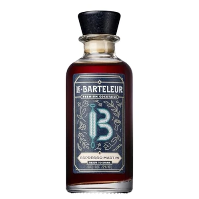 Image of Le Barteleur Cocktail Collection Premium Ready To Drink, Pre Mixed Bar Quality Cocktails 10cl each (Espresso Martini Cocktail)