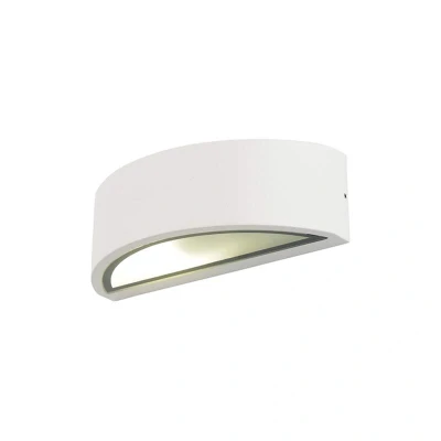 Image of Selene White Curved Wall Fitting Forum Lighting