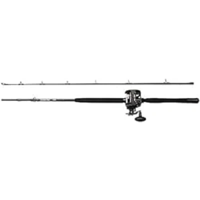 Image of PENN Warfare Boat Rod and Multiplier Reel Fishing Combo Set All round Saltwater for Offshore Fishing, Combo, Mackerel, Cod, Bass, Pollack Flatfish, Black, 210 cm