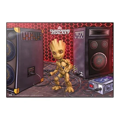 Image of Grupo Erik Marvel Groot Desk Mat Decor 13.5 x 19.5 inches 34.5 49.5 cm Pad Protector Gifts Merchandise Merch
