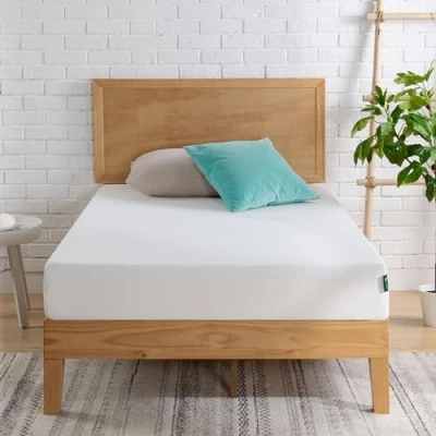 Image of Zinus Conventional Bed Mattresses, Memory Foam, White, 90 x 190 cm