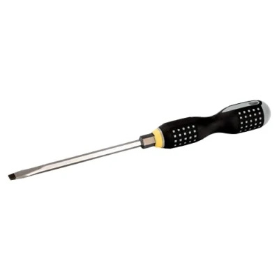 Image of Bahco BE 8260 &quot;Ergo&quot; Slotted Screwdriver with Hex Profile Blade, Multi Colour, 297 mm