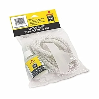 Image of Hotspot HS220950 Stove Rope Replacement Kit 9mm x 1.5m Clear