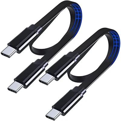 Image of UNIDOPRO Flat USB C to Cable 60W PD 3.0 Type Charger for MacBook Air,iPad Pro,iPad Air 5,iPad Mini 6 Galaxy S23 S22 S21 S20 FE Note20 Ultra A20e A33 A53 Redmi Note 11 10s 10 Pro 9T