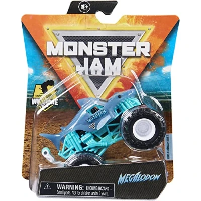Image of Monster Jam 1:64 Wheelie Bar Megalodon