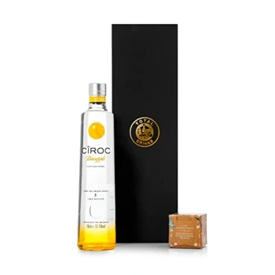 Image of Ciroc Vodka Pineapple 70cl &amp; Chocolate Truffle Gift Box