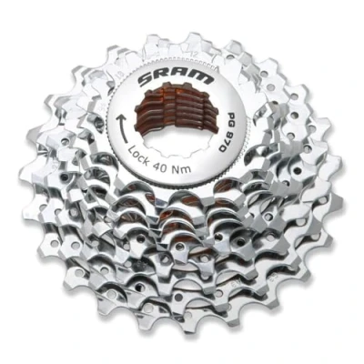 Image of Sram Cassettes PG970 9 Speed Cassette, Metallic, 11 32T