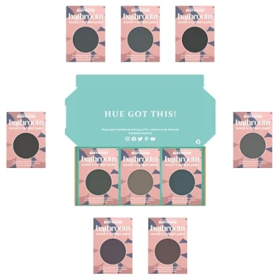 Image of Rust Oleum Bathroom Cabinet Paint in Gloss Finish Moody Darks Tester Box