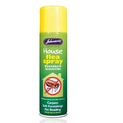 Image of Johnsons Vet Household Flea Spray, 400 ml, clear