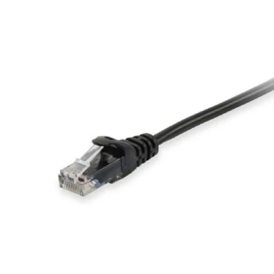 Image of Equip Cat.6A U/UTP Patch Cable 0.15m Black 603151