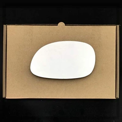 Image of Stick on Wing Mirror Glass fits Honda Civic Reg 1991 to 1995 Left Passenger Side