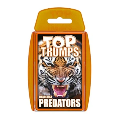 Image of Deadliest Predators Top Trumps Card Game for 3 years +