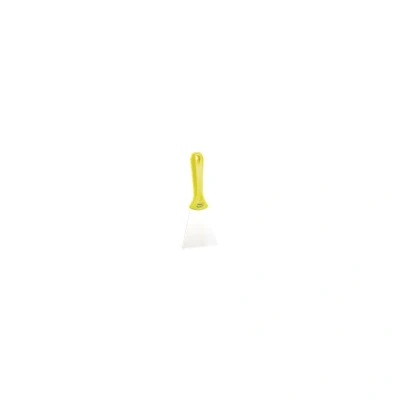 Image of Vikan Stainless Steel Hand Scraper 100mm Yellow