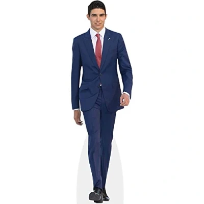 Image of Esteban Ocon (Blue Suit) Life Size Cutout
