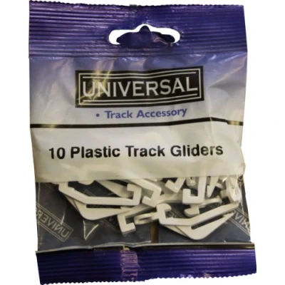 Image of Sunflex/Universal Curtain Track Gliders White Pack of 10