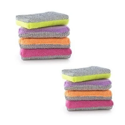 Image of 8 Lakeland Dual Action Kitchen Sponges