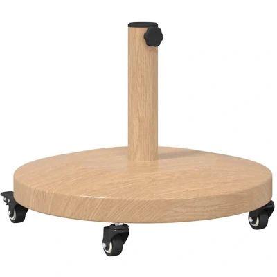 Image of vidaXL Outdoor Umbrella Bases Light wood 48 x 32.5 cm
