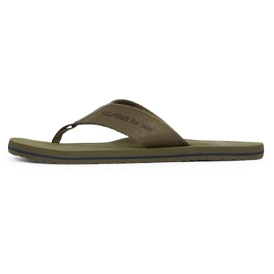 Image of Tommy Hilfiger Men’s Flip Flops, Green (Army Green), 7