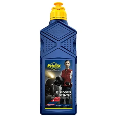 Image of 2 Stroke Putoline Oil 1 Litre TT Scooter Strawberry Scent Synthetic