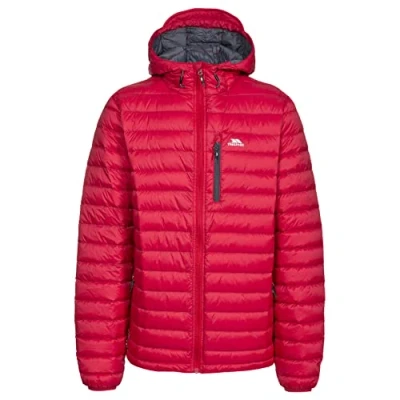 Image of Trespass Digby, Red, XXS, Lightweight Warm Down Jacket 80% for Men, XX Small / 2X 2XS, Red