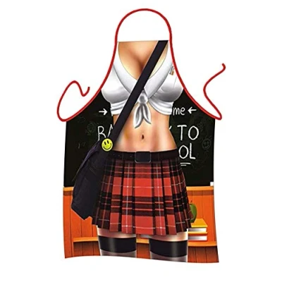Image of undercover lingerie Adults Novelty Apron School Girl