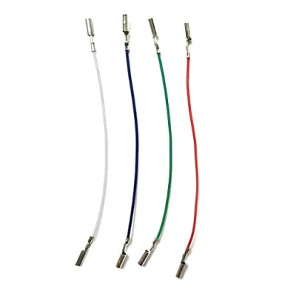 Image of Kobeleen 3/4PCS Universal Cartridge Phono Cable Leads Header Wires for Turntable Headshell Replacement Durable Accessories