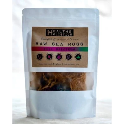 Image of Raw Sea Moss Full Spectrum (St. Lucia 70g) Organic Wild Crafted Non GMO 92 Minerals Containing Essential Vitamins and
